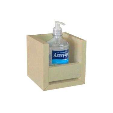 Imagem de Suporte Álcool Em Gel Natural Em Mdf