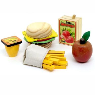 Imagem de Brincando De Comidinhas - Kit Sanduiche - Madeira - 394