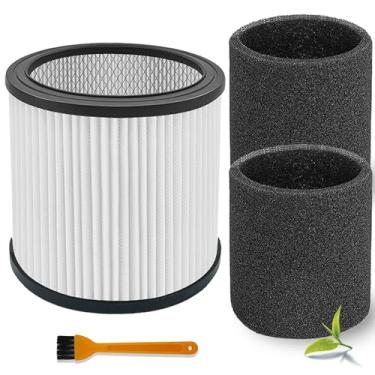 Imagem de LVJUSEN Cartucho de filtro 08-2566B para aspiradores úmidos/secos Stanley de 5 a 18 galões, compatível com SL18115/SL18115P/SL18116/ SL18116P/SL18191P/SL18199P/ SL18117 Aspirador a seco - 1 pacote