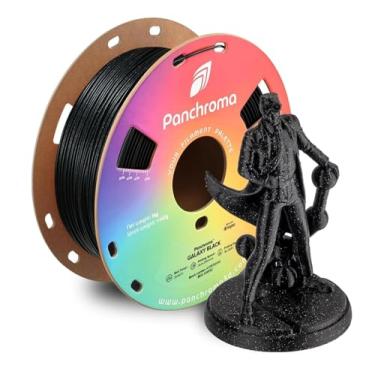 Imagem de Polymaker Filamento PLA Panchroma Galaxy 1,75, filamento para impressora 3D Galaxy Galaxy Black PLA 1 kg - filamento cintilante, precisão dimensional +/- 0,03 mm (bocal de 0,6 mm necessário)