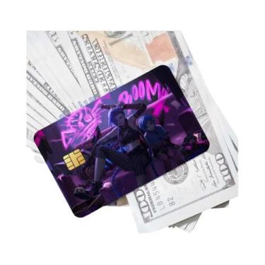 Imagem de Adesivos De Cartão Arcane Jinx De Desenho Animado À Prova D'água Anti-