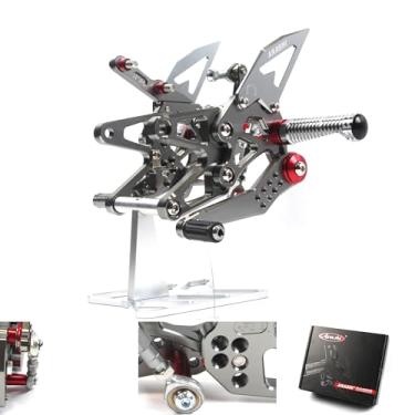 Imagem de Arashi Versão 2.0 Traseira Ajustável para Triumph Daytona 675 675R 2013-2018, Cinza