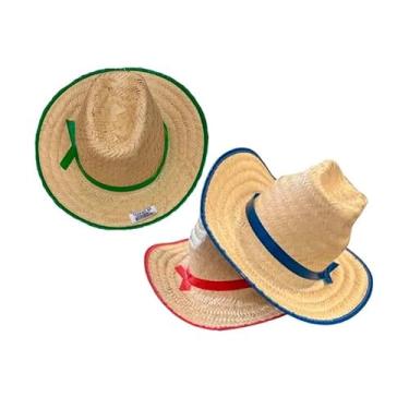 Imagem de Chapéu De Palha Texano Festa Junina Sortido - 1 Unidade