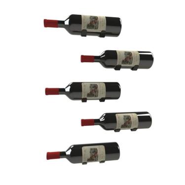 Imagem de Adega Suporte 1 Garrafa De Vinho  Kit 5 Unid  Bojo