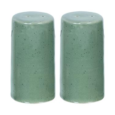 Imagem de WholelifeObjects Conjunto de saleiro e pimenteiro, decoração de cozinha de fazenda, saleiro de cerâmica, ideias para lista de presentes de casamento, conjunto de suporte de sal e pimenta, decoração de