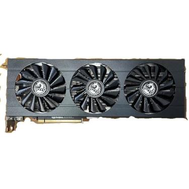 Imagem de Placa gráfica RTX 2080, 8 GB GDDR6 Desempenho 101% de 4060 119% RTX 3060 129% de 2060 Super 256bit 1515/1710/1750 MHz Base/Boost/Mem HDMI 2xDP 8K PCle 3.0x16 Ray Tracing 6 + 8 pinos Cabo pwr req'd