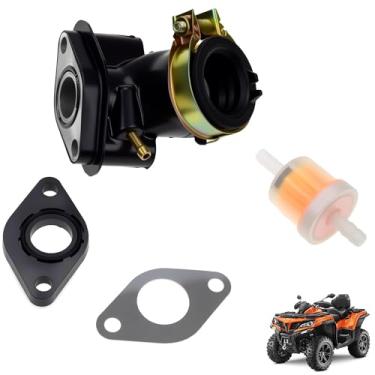 Imagem de JOYYANGFANG 50cc GY6 Conexão de Mangueira Única Coletor de Admissão Junta de Tubo de Entrada para Chinse Scooter Ciclomotor ATV Go Kart Motor 4 Tempos 139QMB