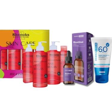 Imagem de Kit Skincare Anti Rugas + Sérum Bioretinol + Protetor Solar S/cor FPS60