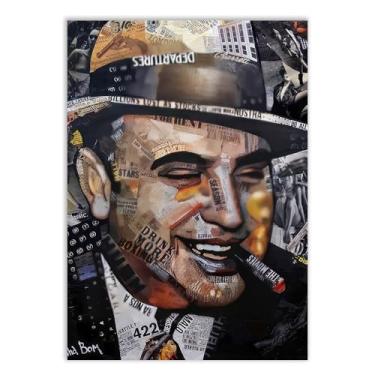 Imagem de Placa Decorativa Grafite Al Capone Banksy Arte De Rua Poster Quarto Sala