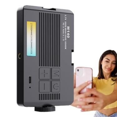 Imagem de Luz De Selfie Para Telemóvel,Lampada De Selfie Com Brilho Ajustavel - Integrado Com 96 LEDs Lâmpada De Preenchimento Fotográfico Regulável Para Videochamadas Maquilhagem Vlogging E Transmissão