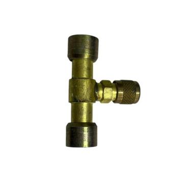 Imagem de Junta Lokring de Aluminio C/ Válvula Schraider 3/8 Carga Gas