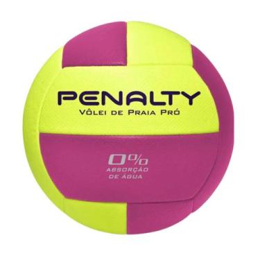 Imagem de Bola de Volei de Praia Penalty PRO X, Amarelo, Roxo