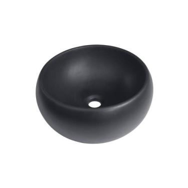 Imagem de Cuba de Apoio Redonda Sem Válvula para Banheiro Louça Cerâmica 41cm Mo