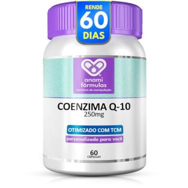 Imagem de Coenzima Q10 Ubiquinol Com Tcm 250mg 60 Cápsulas