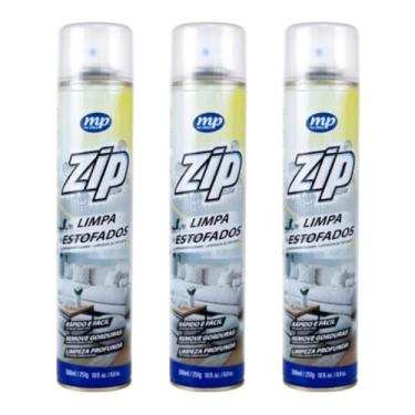 Imagem de Kit 3 Spray Limpa Estofados ZIP My Place, 300ml, Limpeza Profunda para Tecidos e Estofados, Fácil Aplicação