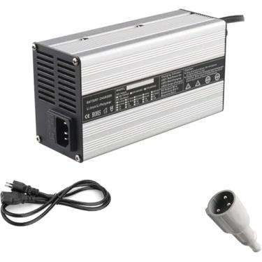 Imagem de Carregador De Bateria 36v 10a Carregador De Bateria De Chumbo-ácido De 500 W Com Resfriamento E Clipes De Jacaré Com Múltiplas Funções De Proteção Para Carros, Cadeiras De Ro, Plug B