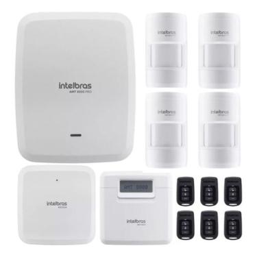 Imagem de Kit Central Wifi Amt 8000 Pro Com 4 Sensores Infravermelho - Intelbras