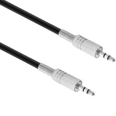 Imagem de Cabo De Audio Para Som P2 X P2 3.5Mm 5 Metros Sem Emenda