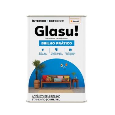 Imagem de Tinta Acrilico Semibrilho Glasurit Branco Gelo 18l - Suvinil