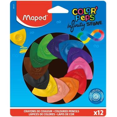 Imagem de Lápis De Cor Triangular Color Peps Infinity Stone 12cores