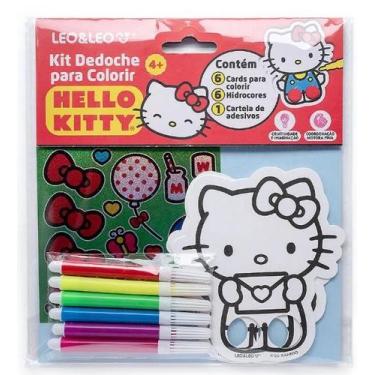 Imagem de Kit Dedoche para Colorir Hello Kitty LeoLeo