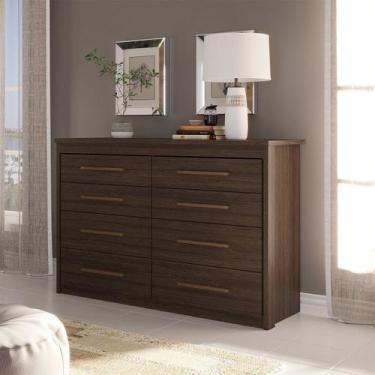 Imagem de Cômoda para Quarto 8 Gavetas Elegance - Batrol Móveis