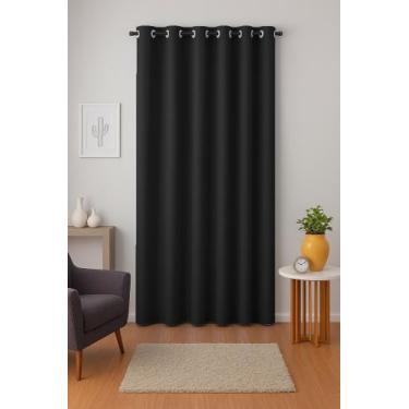 Imagem de Cortina Blackout Corta Luz 1,40 X 3,00 Antimofo Sala Quarto Cozinha Ev