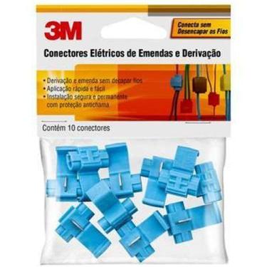 Imagem de 10 conector emenda derivação 1,5mm az 560 maior segurança 3m