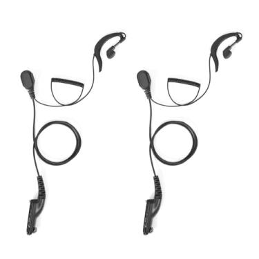 Imagem de 2 peças de fones de ouvido compatíveis com Motorola Radios APX 4000-8000 XPR 7350E-7550E Walkie Takies Earhook Earpieces