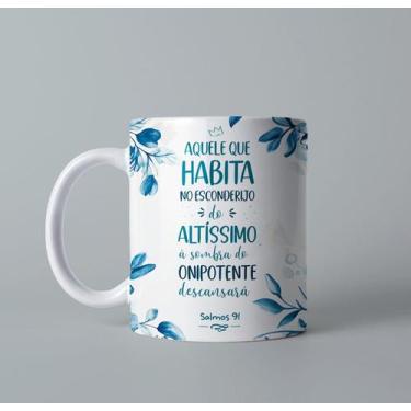 Imagem de Canecas Porcelana Versículos Gospel Cristã Pastora Pastor Aniversário 