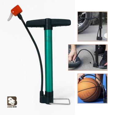 Imagem de Bomba De Ar Manual Para Encher Pneu Bicicleta Moto Bola Balão Piscina 