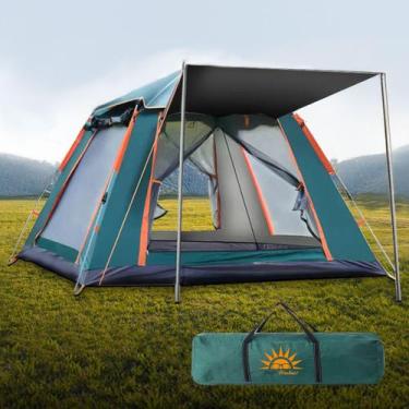 Imagem de Barraca Camping De até 4 Pessoas A Prova Dágua AntiMosquito Abertura R