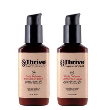 Imagem de Thrive Natural Care Protetor solar facial mineral hidratante FPS 30, 59 g, hidratante leve, protetor solar facial natural de amplo espectro com óxido de zinco transparente e antioxidantes, vegano não