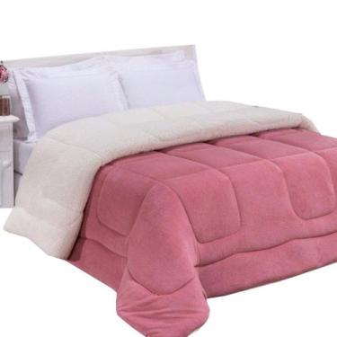 Imagem de Coberdrom Queen Casal Felpudo Edredom Dupla Face Varias Cor - Angel Di
