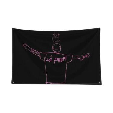 Imagem de Banner De Impressão Digital De Poliéster Com Bandeira Lil Peep Para De