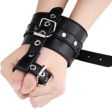 Imagem de Algemas Bracelete Pulso Dedos Ajustável Bdsm material sintético - Vbra