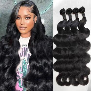 Imagem de Pacotes de cabelo MDL 12A Body Wave 100% cabelo virgem brasileiro