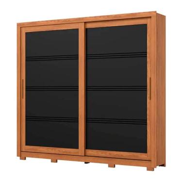 Imagem de Guarda-Roupa Casal 2 Portas Correr 4 Gavetas Medelín Henn Roupeiro