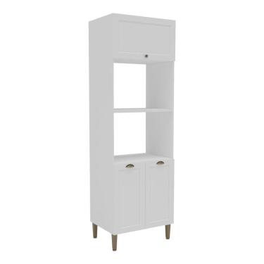 Imagem de Paneleiro de Cozinha Americana para Forno e Micro-ondas 70cm 3 Portas Multimóveis CR20490