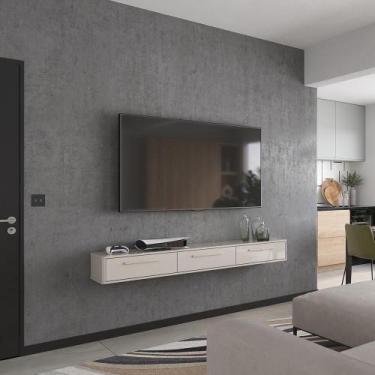 Imagem de Rack Suspenso Bali 1.80 Cm Sala De Estar/quarto - Lukaliam Móveis - Of