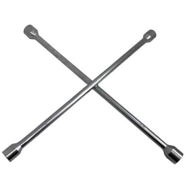 Imagem de Chave de Roda Cruz 4 Bocas Profissional Gigante Tam. 17, 19, 21 e 23mm