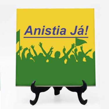 Imagem de Quadro azulejo Manifestação Bolsonaro Anistia Já 25