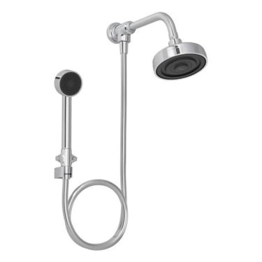 Imagem de Chuveiro Deca Com Ducha E Chuveirinho Cromado Acqua Plus