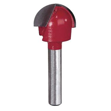 Imagem de Fresa de ponta redonda de carboneto Diablo – corta madeira dura, madeira macia, compensado, materiais compostos – raio de 0,9 cm, carboneto de tico, revestimento antiaderente, sinalização – DR18112