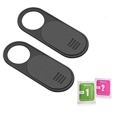 Imagem de Capa de webcam, capa de câmera deslizante ultra-fina de 0,035 polegadas para MacBook Pro, laptop, Mac, PC, Surfcase Pro, iPhone, protegendo sua vida digital (2 PCS)