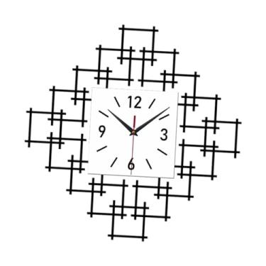 Imagem de Bothyi Relógio de parede acrílico, relógio artístico, elegante, minimalista, preto, decorativo, criativo, para escritório, casa, decoração doméstica e, 30 Cm