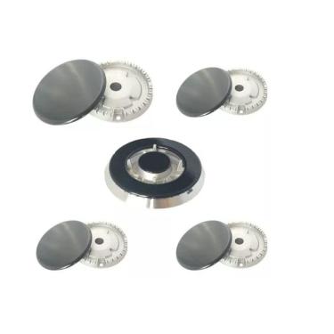Imagem de Kit Queimador + Espalhador Para Fogão Electrolux 76Rss 76Ubr