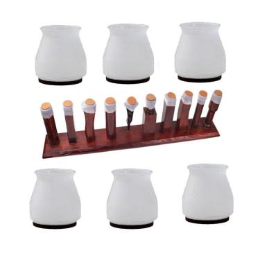 Imagem de Capa de Silicone com Feltro para Pé de Móveis - Geoprotector