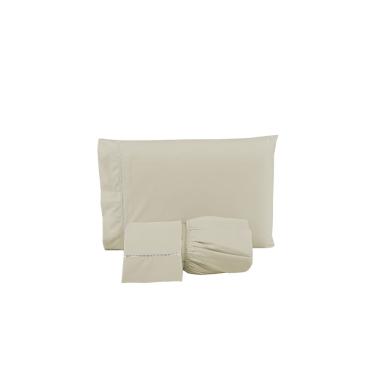 Imagem de Jogo de Lençol Cama Queen 4 Peças 600 Fios Ponto Palito Hotel