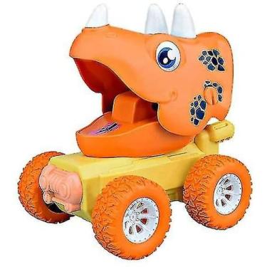 Imagem de Dinosaur Toy Press & Go Dinosaur Car para crianças de 2 a 5 anos - Glo
